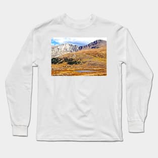 High Tundra Lake in the Rockies Long Sleeve T-Shirt